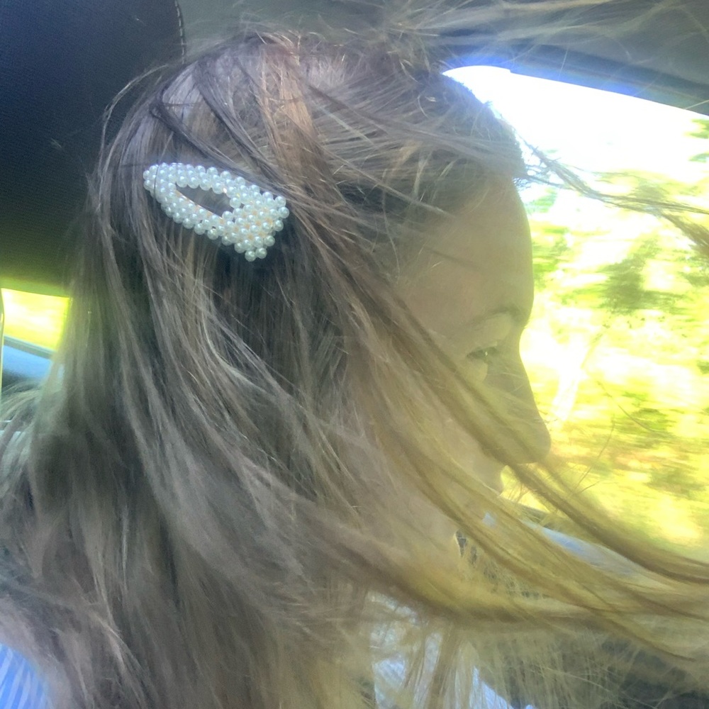 Embellished Gold Pearl Hair Clip | Classic Feminine Cottagecore - Picture 14 of 16